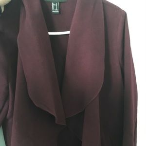 Maroon Fleece Jacket